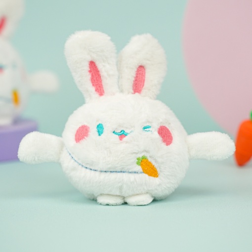 Мягкий брелок "Funny Bunny" белый, 10 см