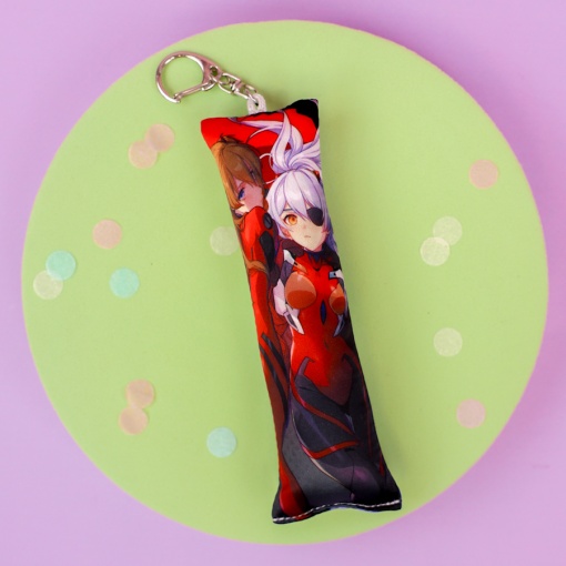 Мягкий брелок "Дакимакура" Evangelion №1,15см