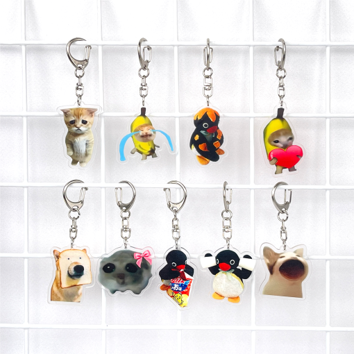 Брелок акриловый "Dog" собачка в хлебе