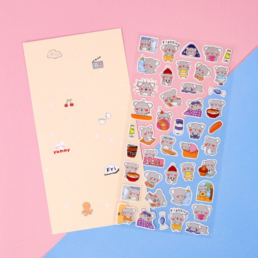 Набор наклеек "Happy Animals" Коала, 1 лист