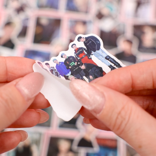 Наклейки для стикер бомбинга "ATEEZ" (100 шт.)