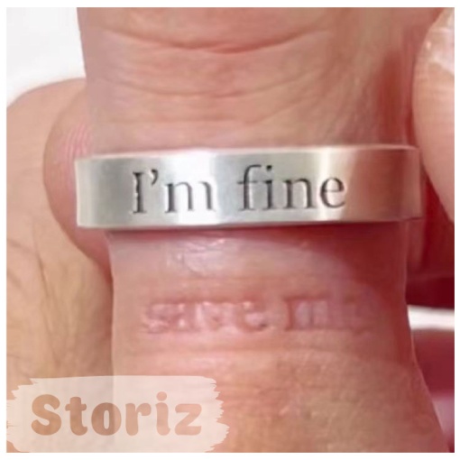Кольцо "I'm fine" 