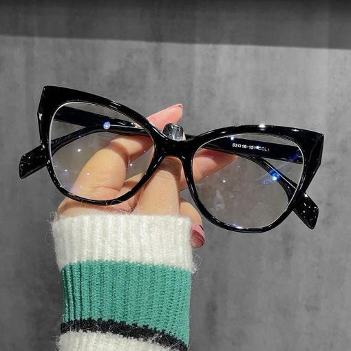 Имиджевые очки "Кошачий глаз" черный