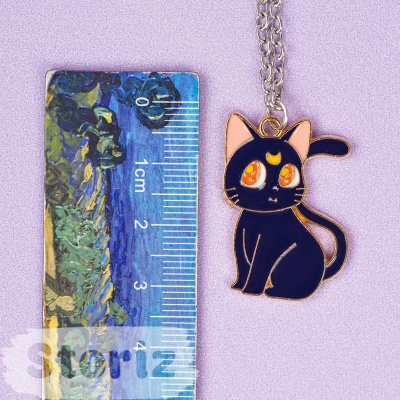 Кулон "Sailor Moon Cat" темно-синий