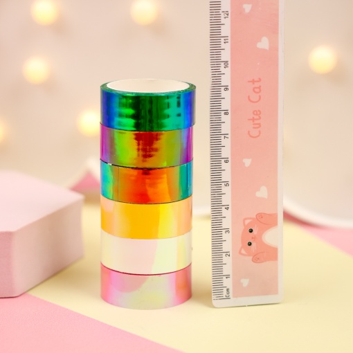 Декоративный скотч "Color" 5м, в ассортименте 1 шт.