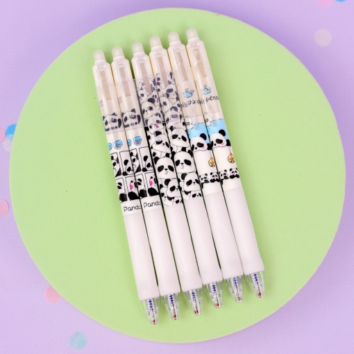 Ручка со стирашкой "Panda" №33057, в ассортименте 1 шт. (синий)