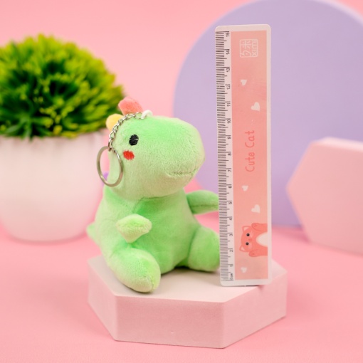 Мягкий брелок "Динозавр" зеленый, 12 см