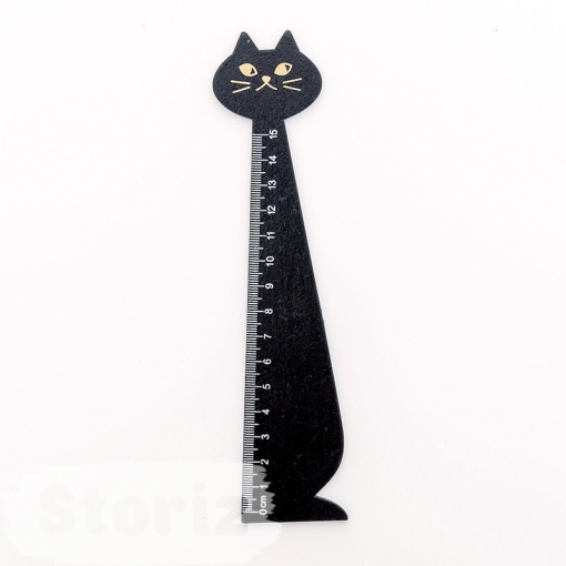 Линейка "Cat" черный