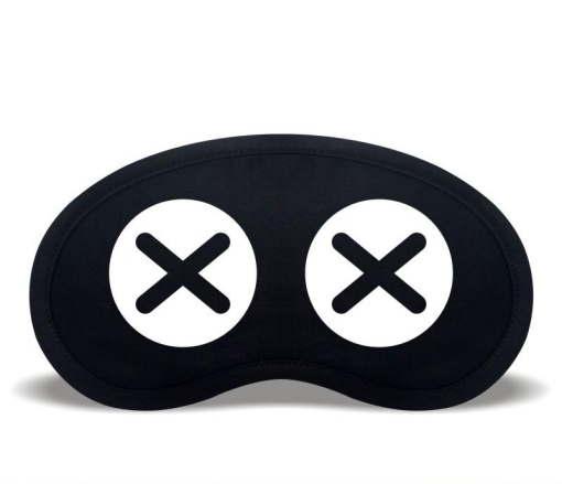 Маска для сна "Взгляд X" черный