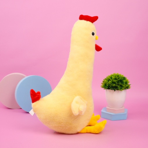 Мягкая игрушка "Курочка" желтый, 60см 