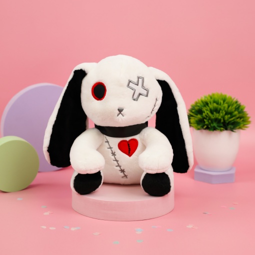 Мягкая игрушка "Bunny Dark", белый 25 см