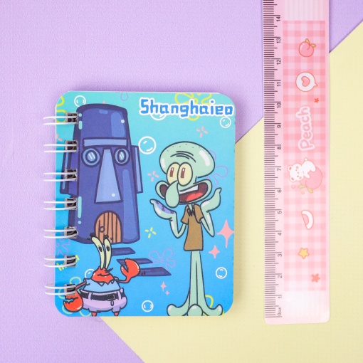 Блокнот на пружине "Sponge" 77 листов, в ассортименте 1шт