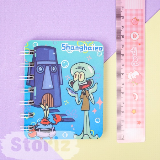 Блокнот на пружине "Sponge" 77 листов, в ассортименте 1шт