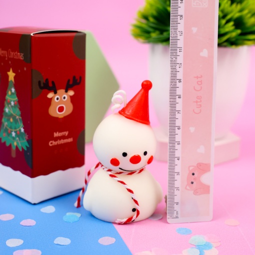 Свеча-арома "НГ Снеговик" 9см оптом