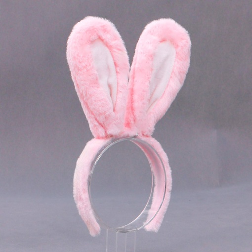 Ободок "Заячьи Ушки" розовый