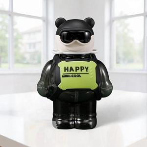 Бутылочка "Cool bear" черный, 800мл оптом