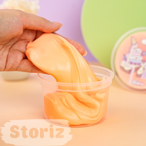 Слайм "Sugar Party", серия Butter (оранжевый), 150гр. STORIZ