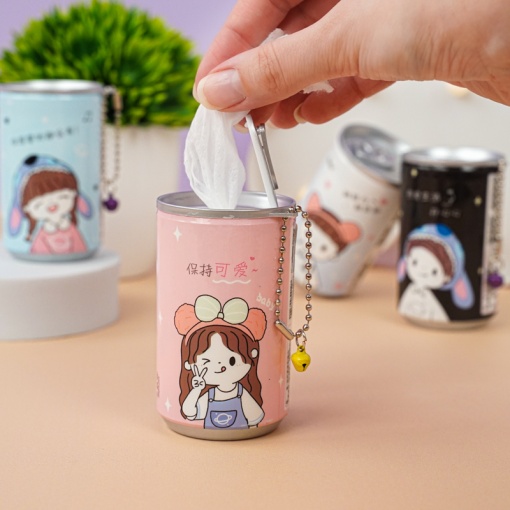 Влажные салфетки в банке "Cute Girl" 30 шт