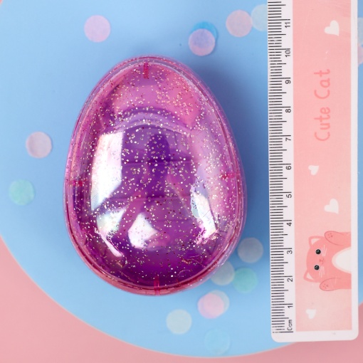 Расческа "Звездное небо" фиолетовый с блестками