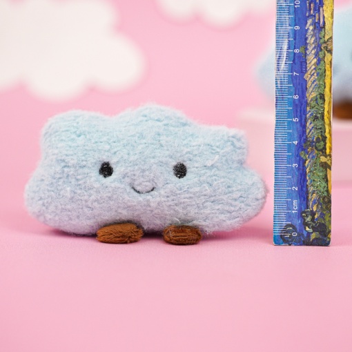 Мягкий брелок "Облако" голубой, 10 см