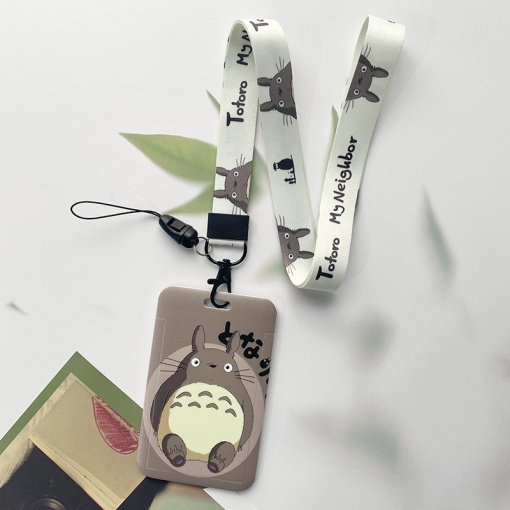 Чехол для карты "Тоторо" коричневый