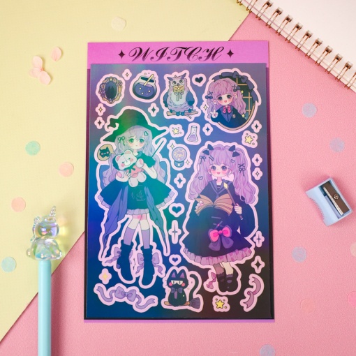 Набор наклеек "Witch Girl" 