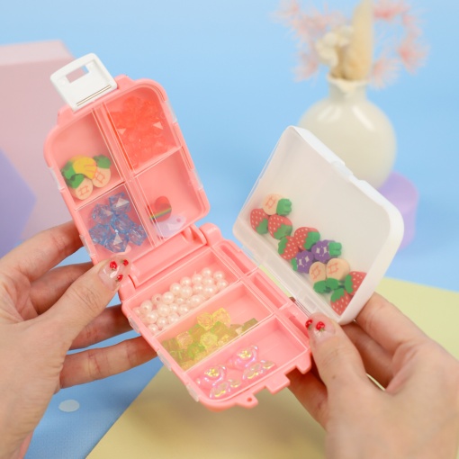 Органайзер для мелочей "Чемоданчик", Кт розовый оптом