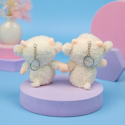 Мягкий брелок "Little Sheep" белый, 12см, в ассортименте 1 шт