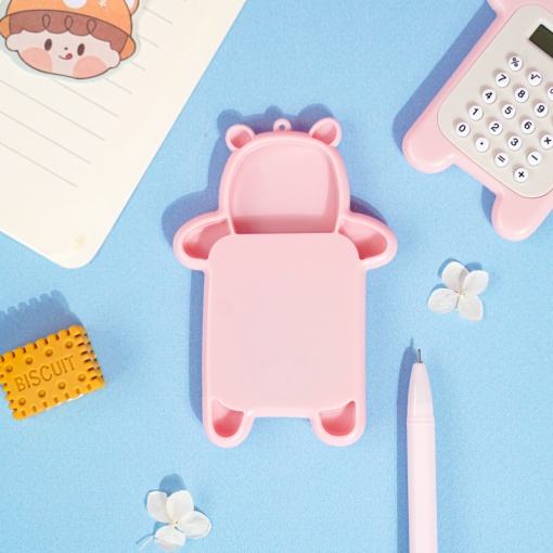 Калькулятор "Мишка" розовый