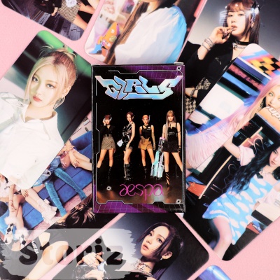 Набор картонных карточек "K-POP" Aespa 30шт.