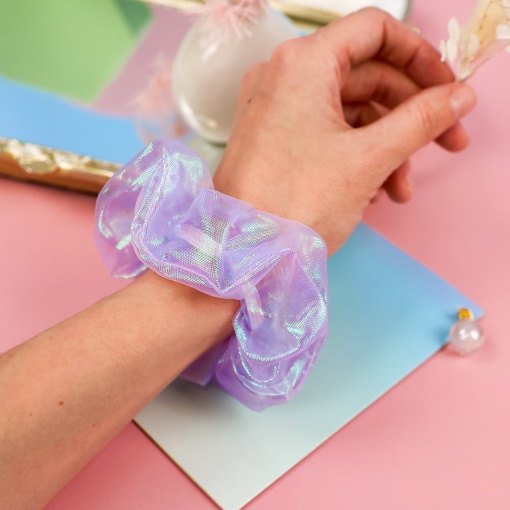 Резинка для волос "Shine" фиолетовый