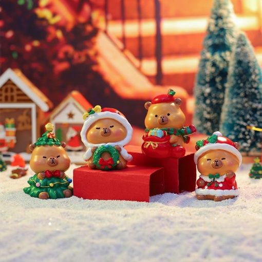 Набор фигурок Surprise "НГ Капибара" carnival, в ассортименте 8шт оптом