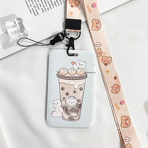 Чехол для карты "Bubble Bears", голубой