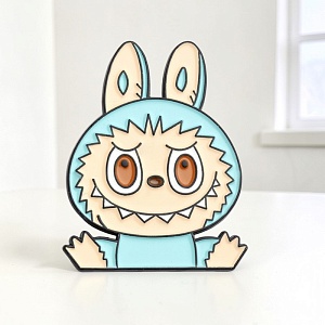 Значок-брошь "Labubu" голубой SXZ273