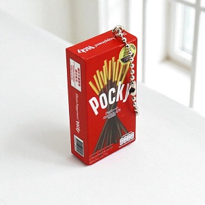 Брелок "Pocky" шоколад, красный