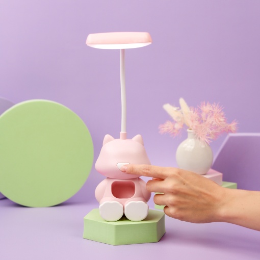 Светильник "Котенок" №6601, розовый оптом