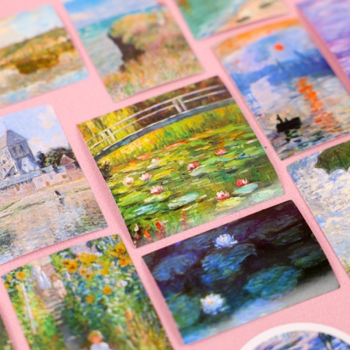 Набор наклеек "Monet Oil Painting", 46 шт.