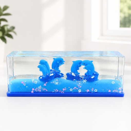 Антистресс "Display Box" cute dolphins, синий