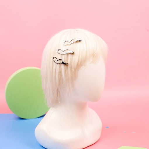 Набор заколок "Silver" Сердечко, 3 шт.