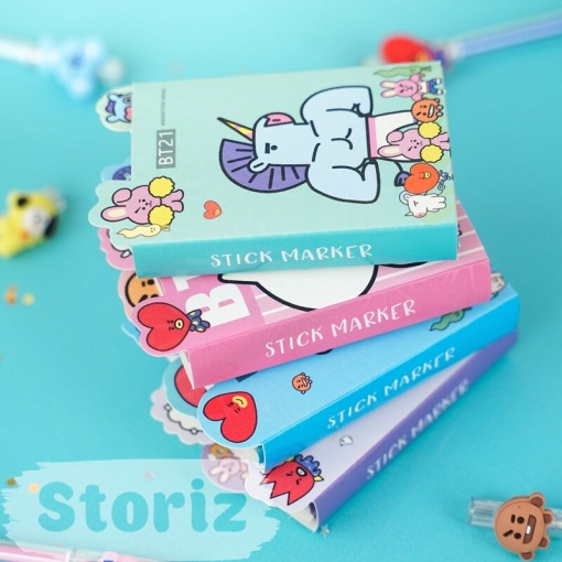 Мини-книжка со стикерами "BT-21"
