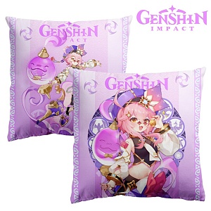 Подушка декоративная "Genshin Impact" Дори, 40x40см (1 серия)