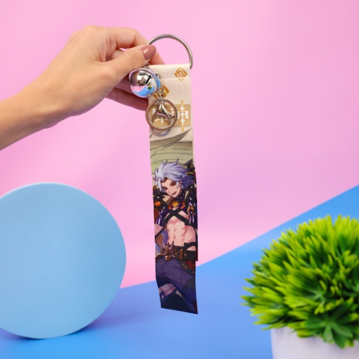 Брелок "Genshin Impact" Аратаки Итто (ribbon)