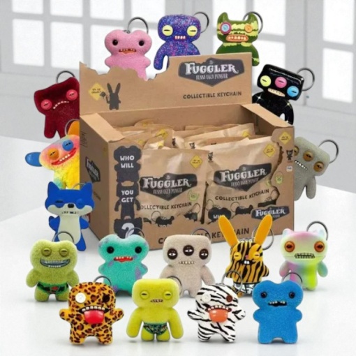 Набор мягких брелков Surprise "Fugglers" в бумажном пакете, 6шт
