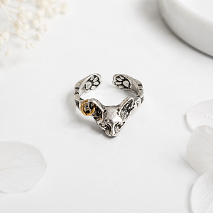 Кольцо "Wild Silver Twist" серебристый, 1шт