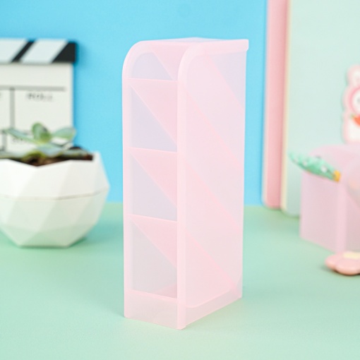 Органайзер для канцелярии "Color" розовый, 5x20.6x9.3 см