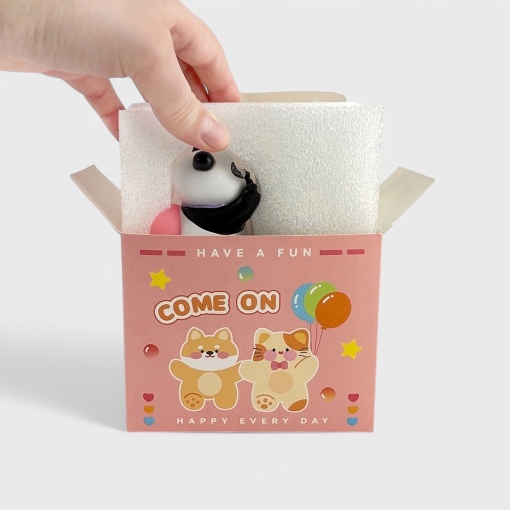 Подставка для телефона "Cute animals" Панда, с антистрессом