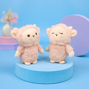 Мягкий брелок "Little Sheep" бежевый, 12см, в ассортименте 1 шт 
