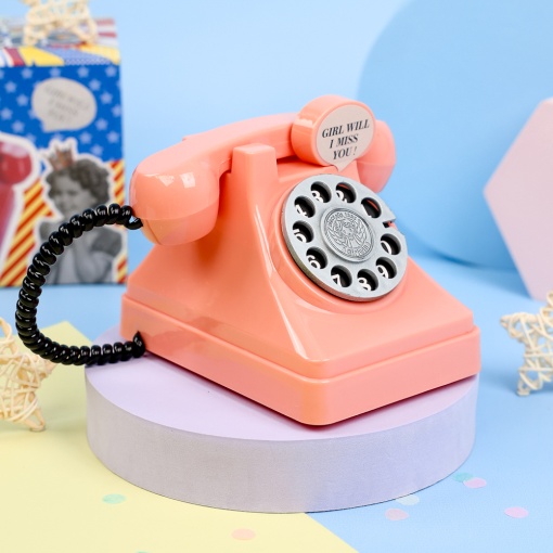Копилка "Telephone", розовый оптом