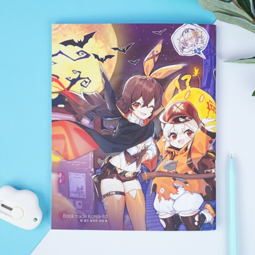 Тетрадь "Genshin Impact Halloween" 48 листов