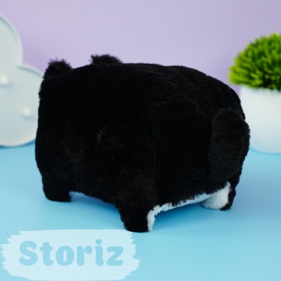Мягкая игрушка "Котенок" черный, 15 см